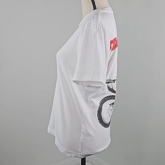 H&M x Justin Bieber 2017 Staduim Tour White T-Shirt Men's XS | Women's Medium - Picture 3 of 12